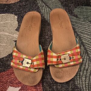 Dr. Scholl's x Kate Spade New York Bella Plaid Slide Sandals